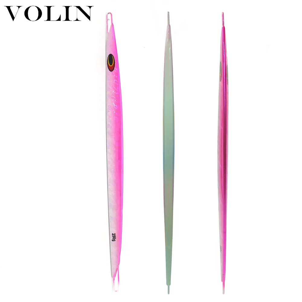 VOLIN-señuelo de pesca Jigging de Metal, cebo Artificial para agua salada, aparejos de pesca, 150g200g250g300g - imagen 5