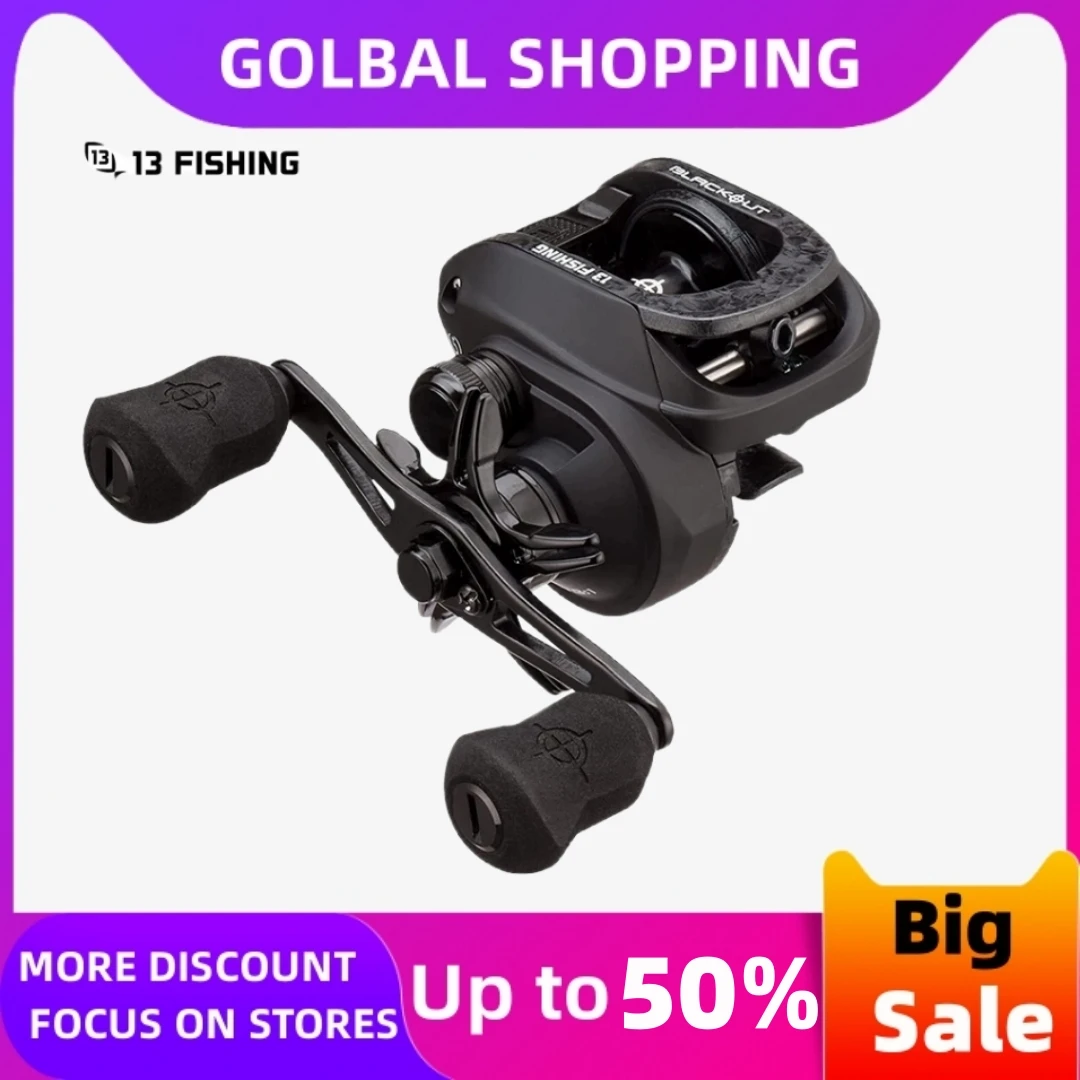 Carrete de Baitcast 13 Original, carrete de fundición O1, incepto rueda de pesca resistente, nuevo