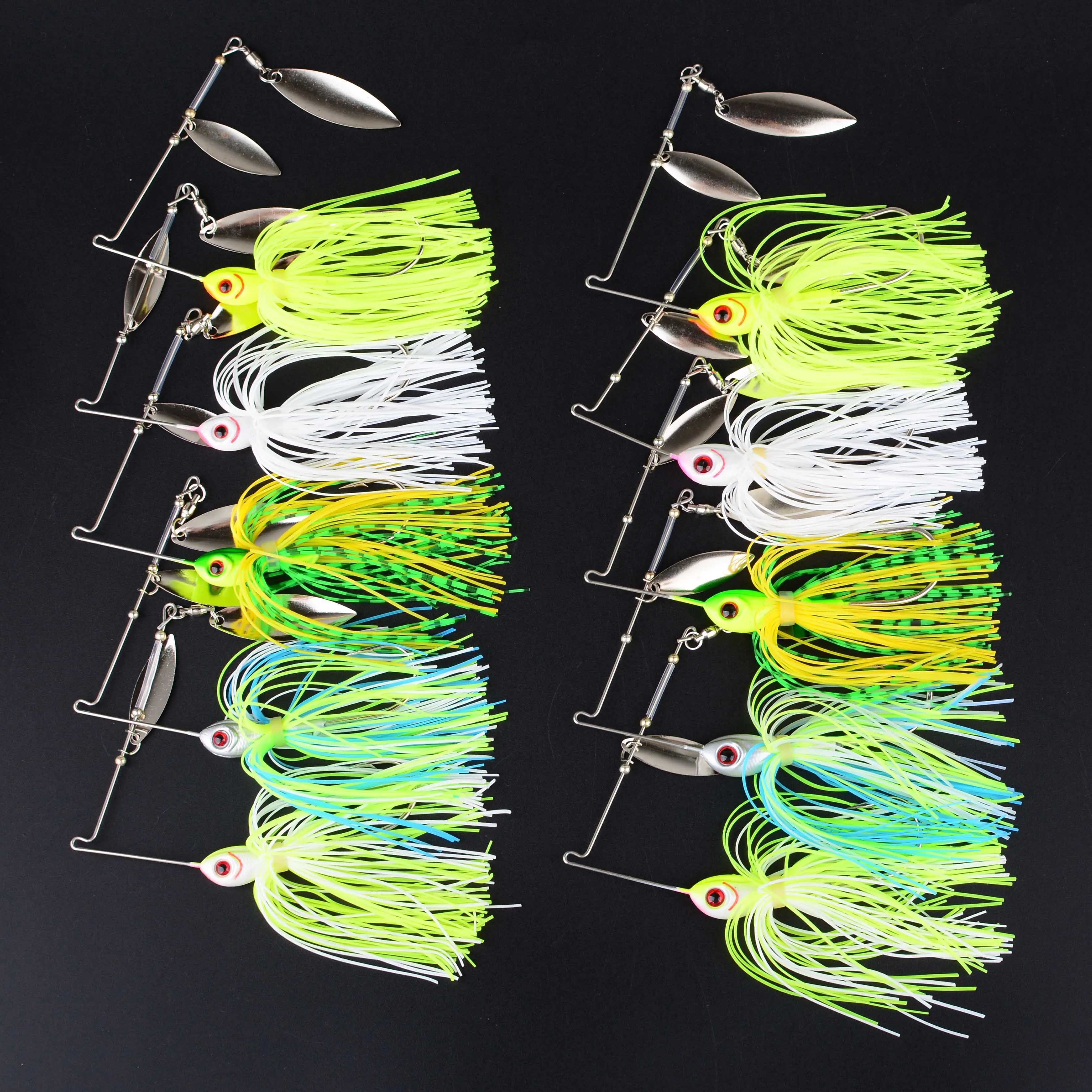 1 cebo giratorio, señuelo de Metal, señuelo de pesca duro, señuelo giratorio, Lucio, aparejos de pesca giratorios, pesca Wobbler - imagen 4