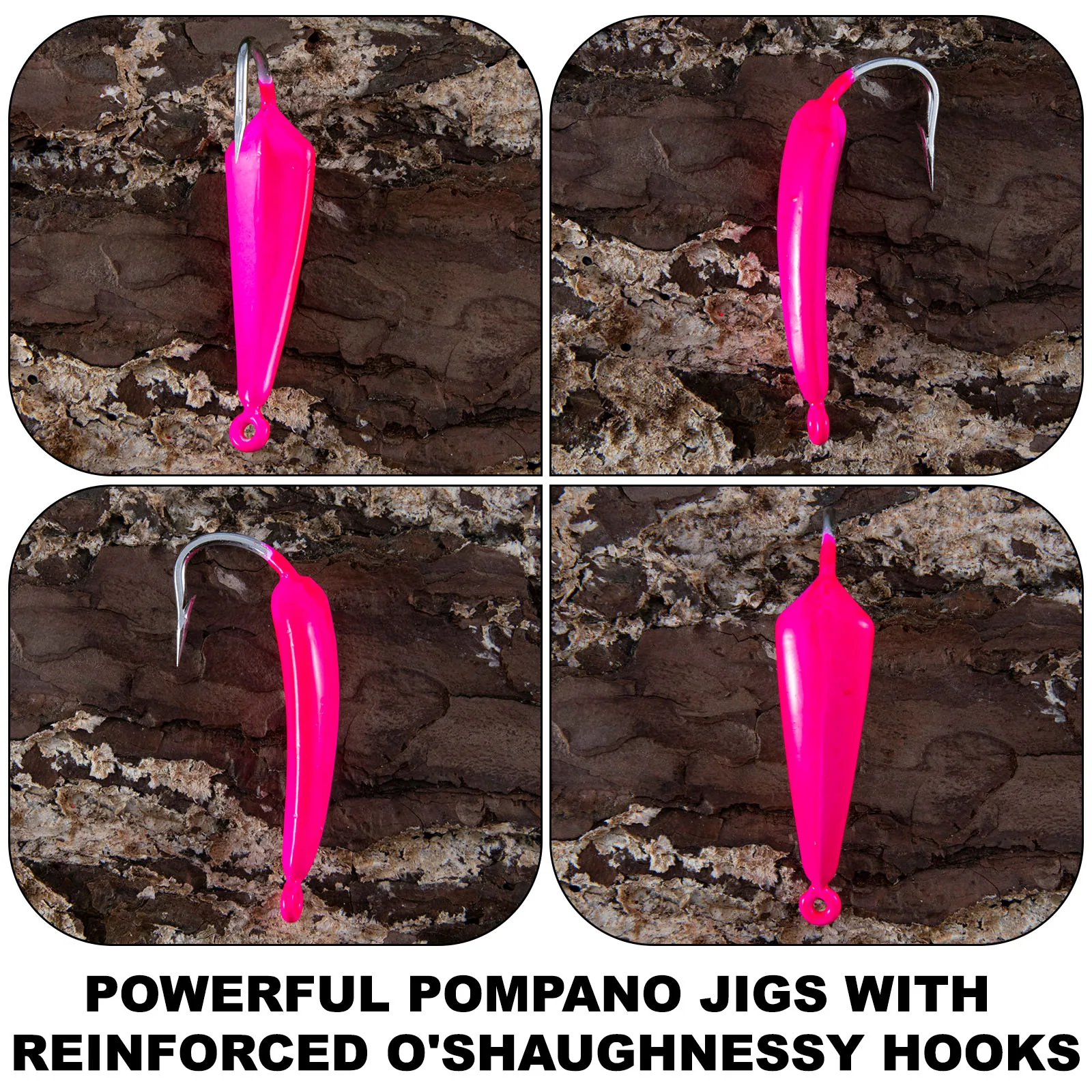 Plantillas de Pompano para pesca de Surf, cabezales de plátano, plantilla de pie para agua salada, fundición de playa, Halibut Striper Redfish, 10/20 piezas - imagen 5