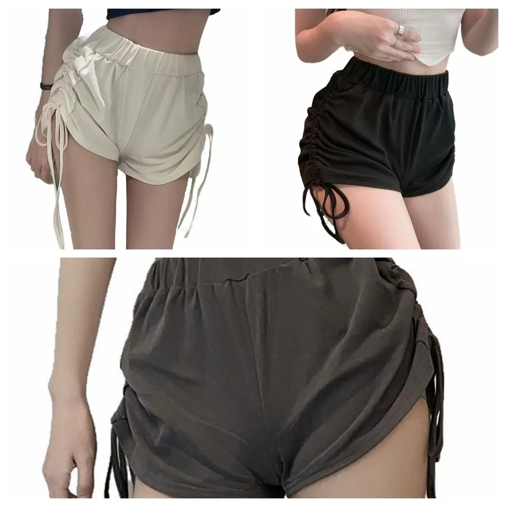 Pantalones deportivos ajustados con cordón elástico, pantalones de pijama de alta elasticidad, pantalones casuales para mujer, pantalones ajustados, pantalones cortos de mujer de verano - imagen 5