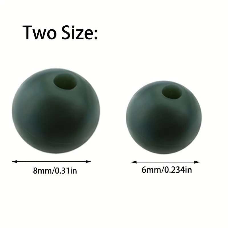 Cuentas de Goma PE Premium para Carpfishing – Topes elásticos ultraligeros