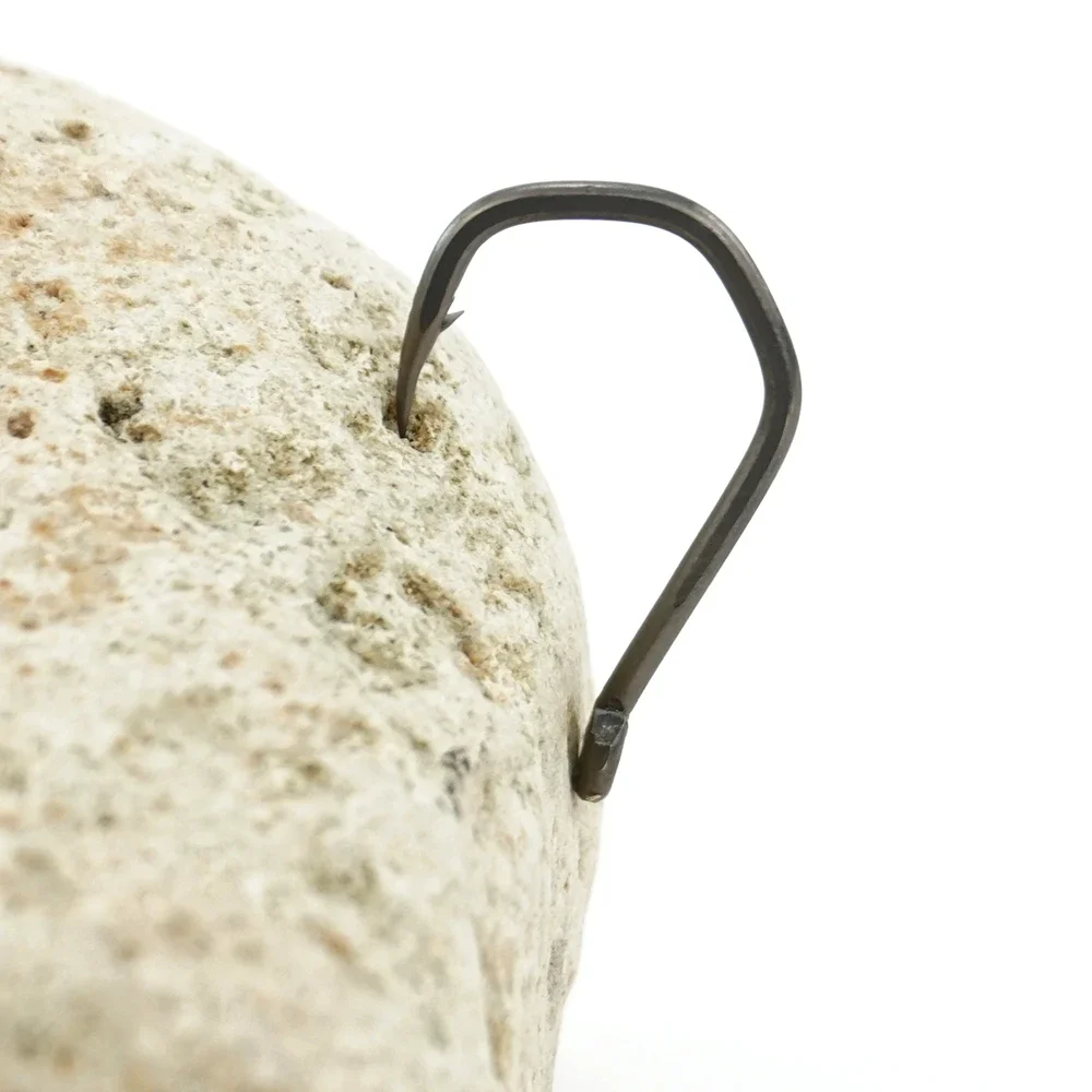 Hirisi 50 Uds. Anzuelo de púas de acero inoxidable recubierto de PTFE con alto contenido de carbono con ojo 8021 accesorios de pesca - imagen 5