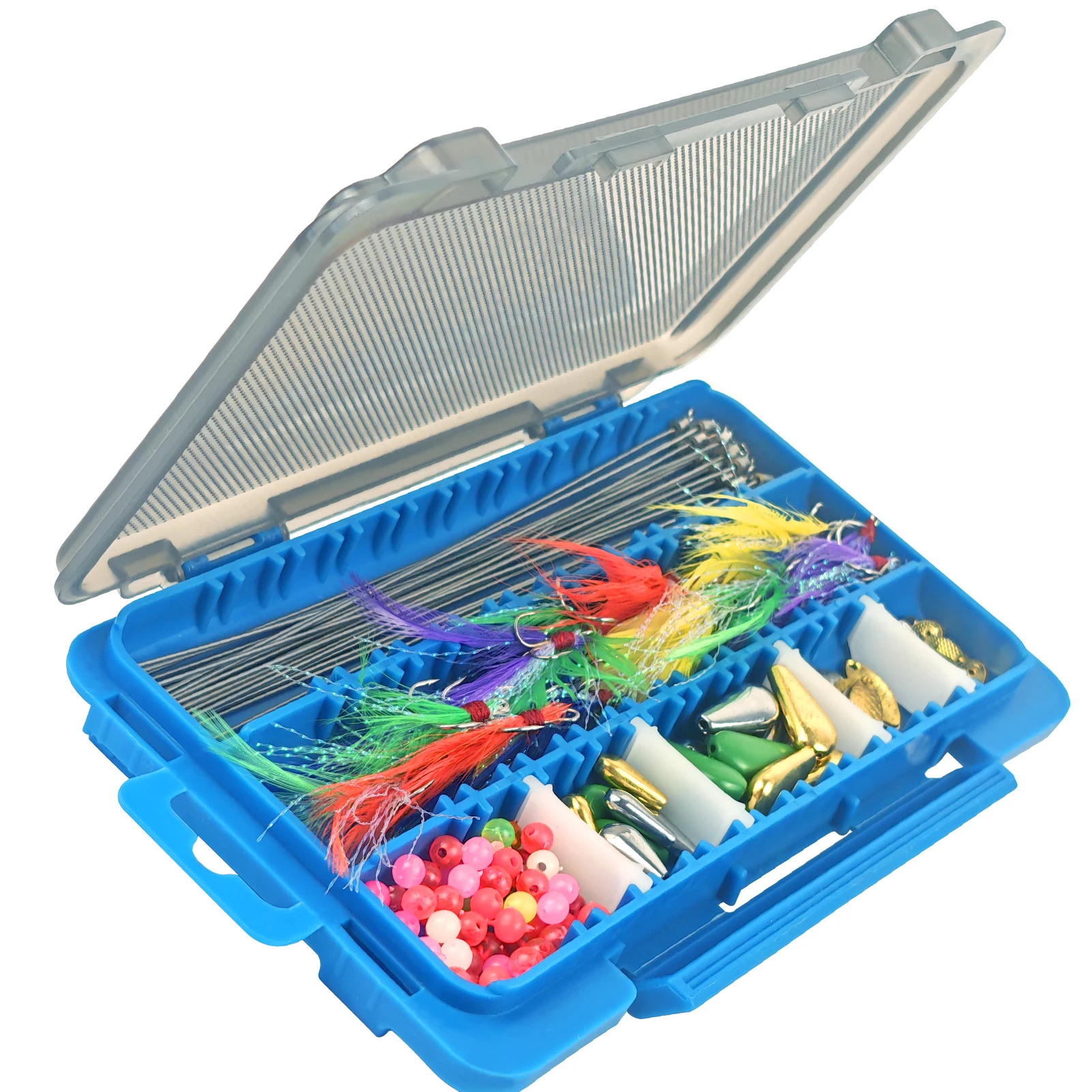 FREE FISHER Spinnerbaits de cuchara con pluma y anzuelos triples - imagen 2