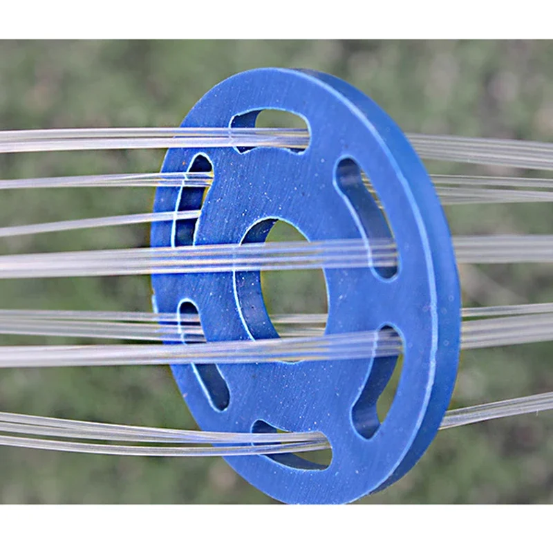 Lawaia-red de pesca de nailon fundido a mano, aparejos de malla para pescar, trampa colgante de acero galvanizado - imagen 5