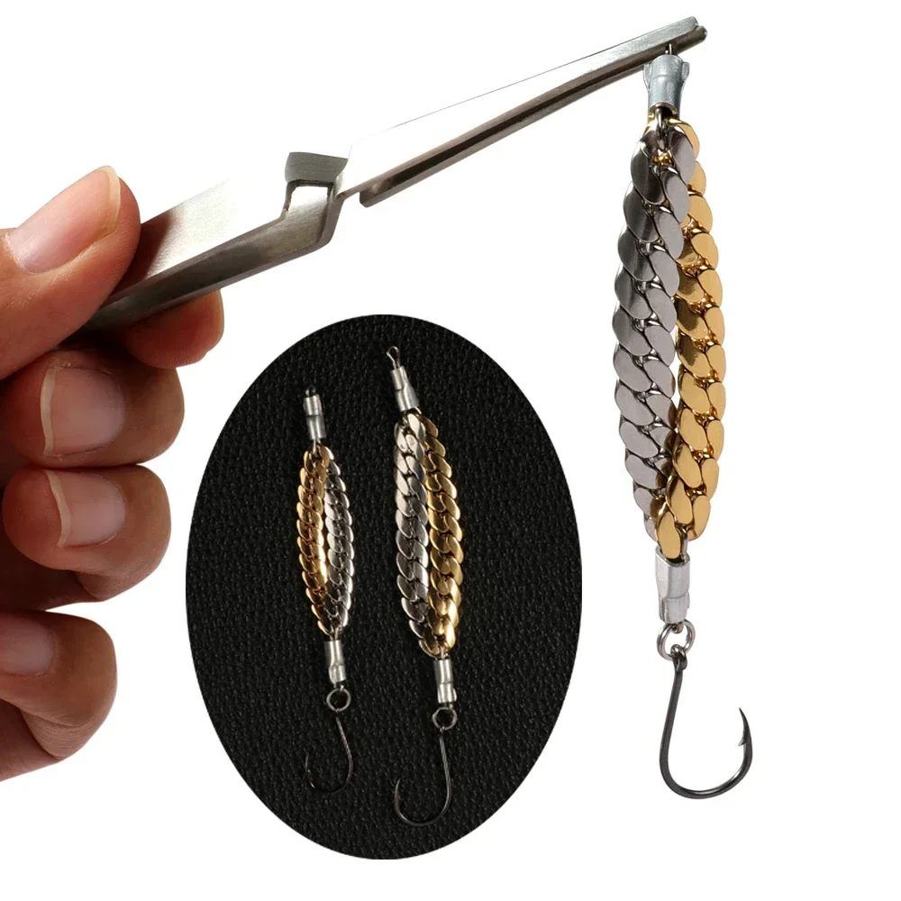 GOBAIT Swimbait VIB señuelo 7g 10g 12g plantilla de Metal Spinner Blad hundimiento lápiz carpa aparejos de Pesca gancho cuchara Spinnerbait cebos - imagen 5