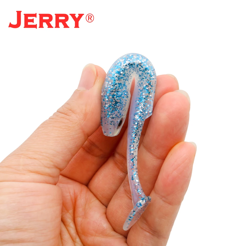 Jerry cebo suave 12 Uds 100mm 70mm 3DEye Hoduller Shad para Zander Pike señuelo de pesca Souple efectivo cebo Artificial de Lucio de plástico - imagen 4