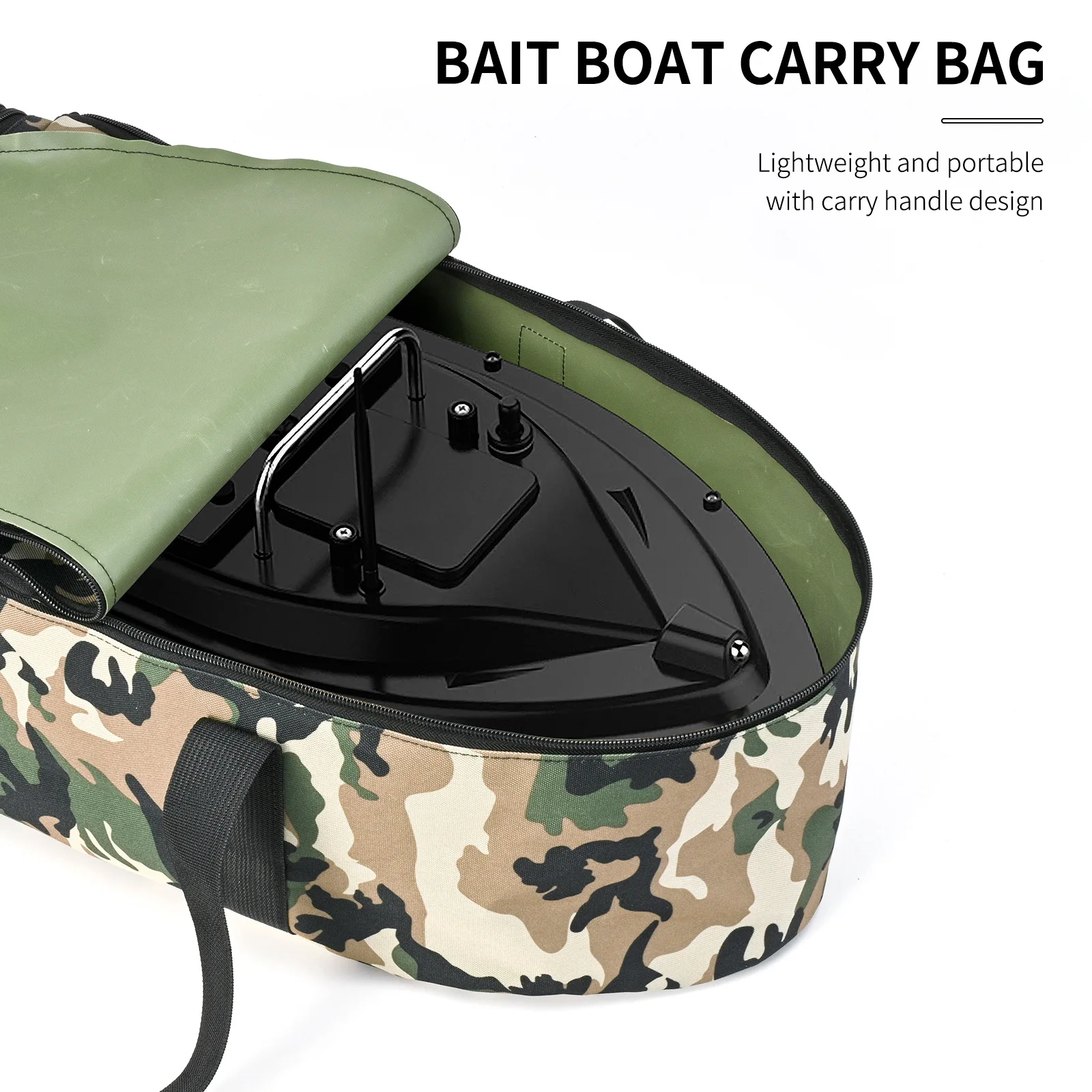 Bolsa de aparejos de pesca repelente al agua portátil de gran capacidad, bolsa de almacenamiento para barcos de pesca, bolsa de almacenamiento para barcos, equipo de pesca - imagen 4