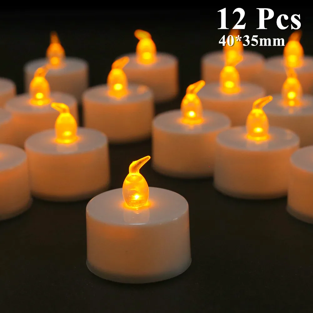 12Pcs Yellow Light