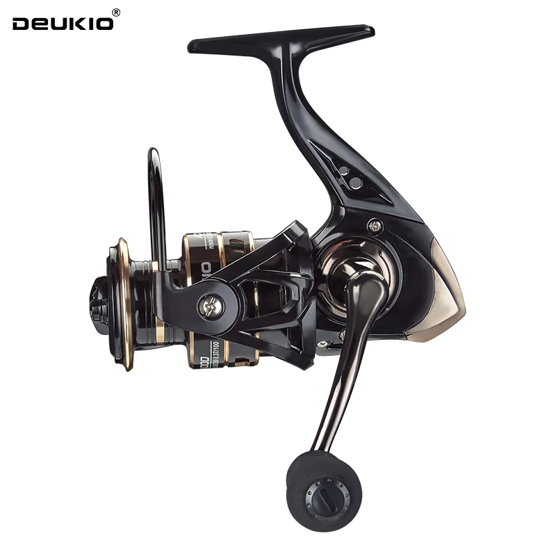 DEUKIO, nuevo carrete giratorio, arrastre máximo de 10KG para carrete de pesca, mango de carrete de Metal, plantilla de mar, carrete de carpa, carrete de bobina de pesca para agua dulce