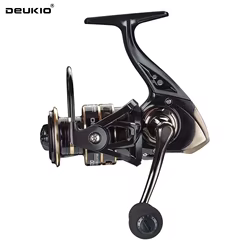 DEUKIO, nuevo carrete giratorio, arrastre máximo de 10KG para carrete de pesca, mango de carrete de Metal, plantilla de mar, carrete de carpa, carrete de bobina de pesca para agua dulce