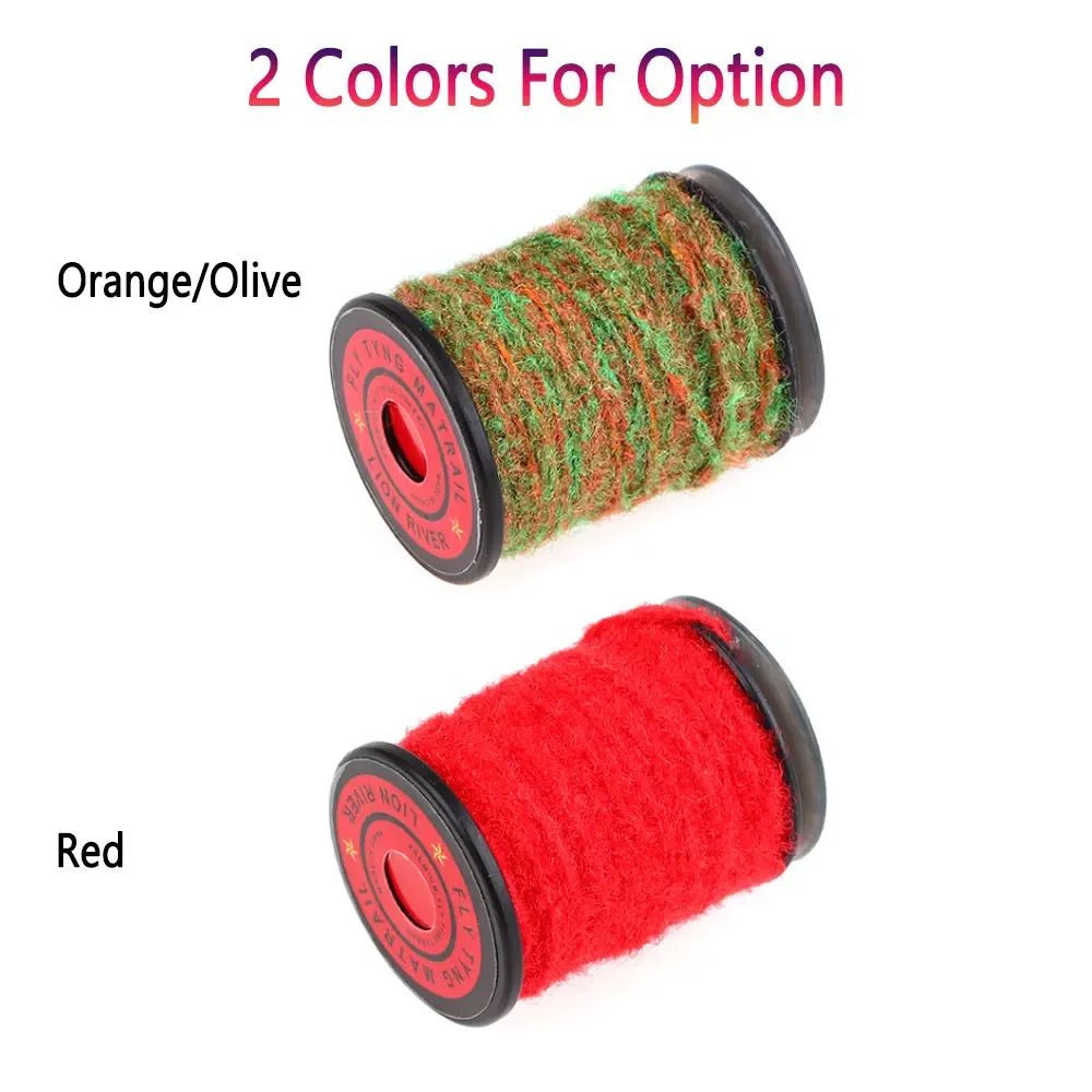 Bimoo 1/2 carretes Buggy Ninfa hilo Mayfly Caddisfly Stonefly Wet Ninfa Streamer cuerpo mosca atado Material trucha Señuelos de pesca - imagen 4