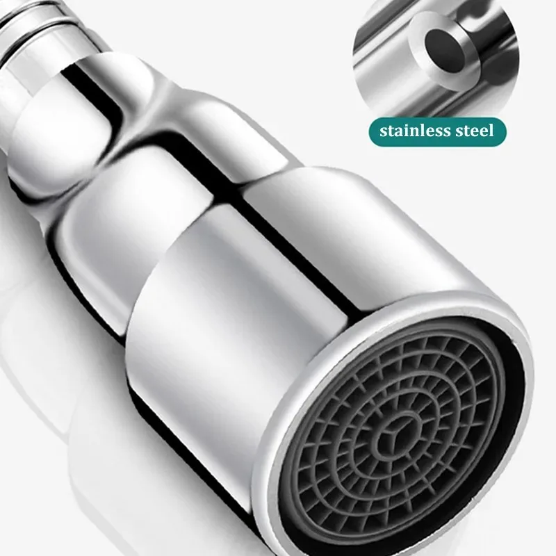 Manguera de extensión giratoria Universal, fregona, boquilla de agua para piscina, extensor de grifo, burbujeador, cabezal contra salpicaduras - imagen 5