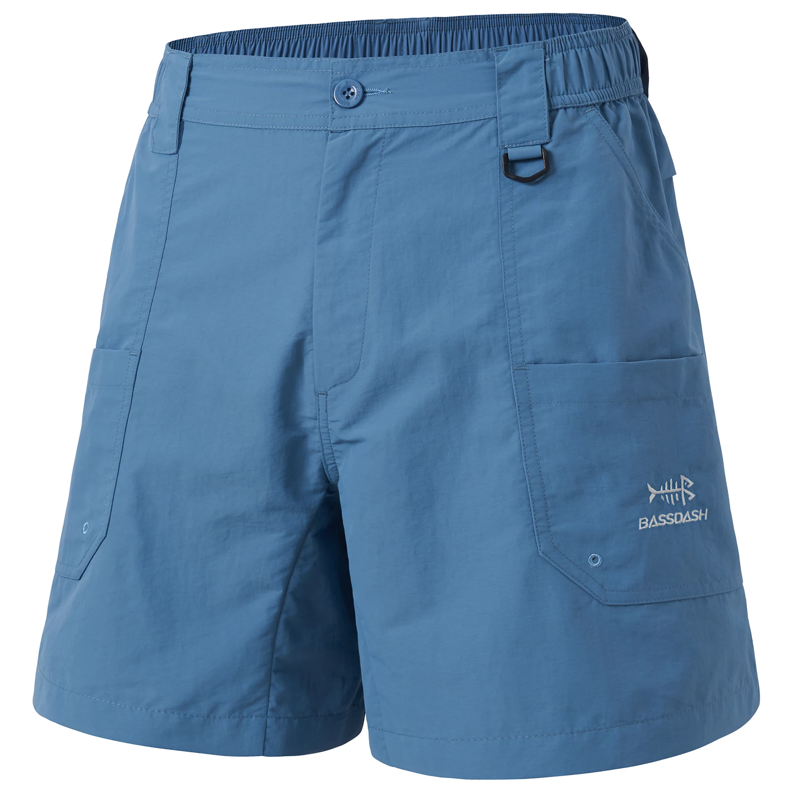 Bassdash-pantalones cortos de pesca para hombre, 6 ", UPF 50 +, resistentes al agua, secado rápido, carga de senderismo con múltiples bolsillos, FS25M
