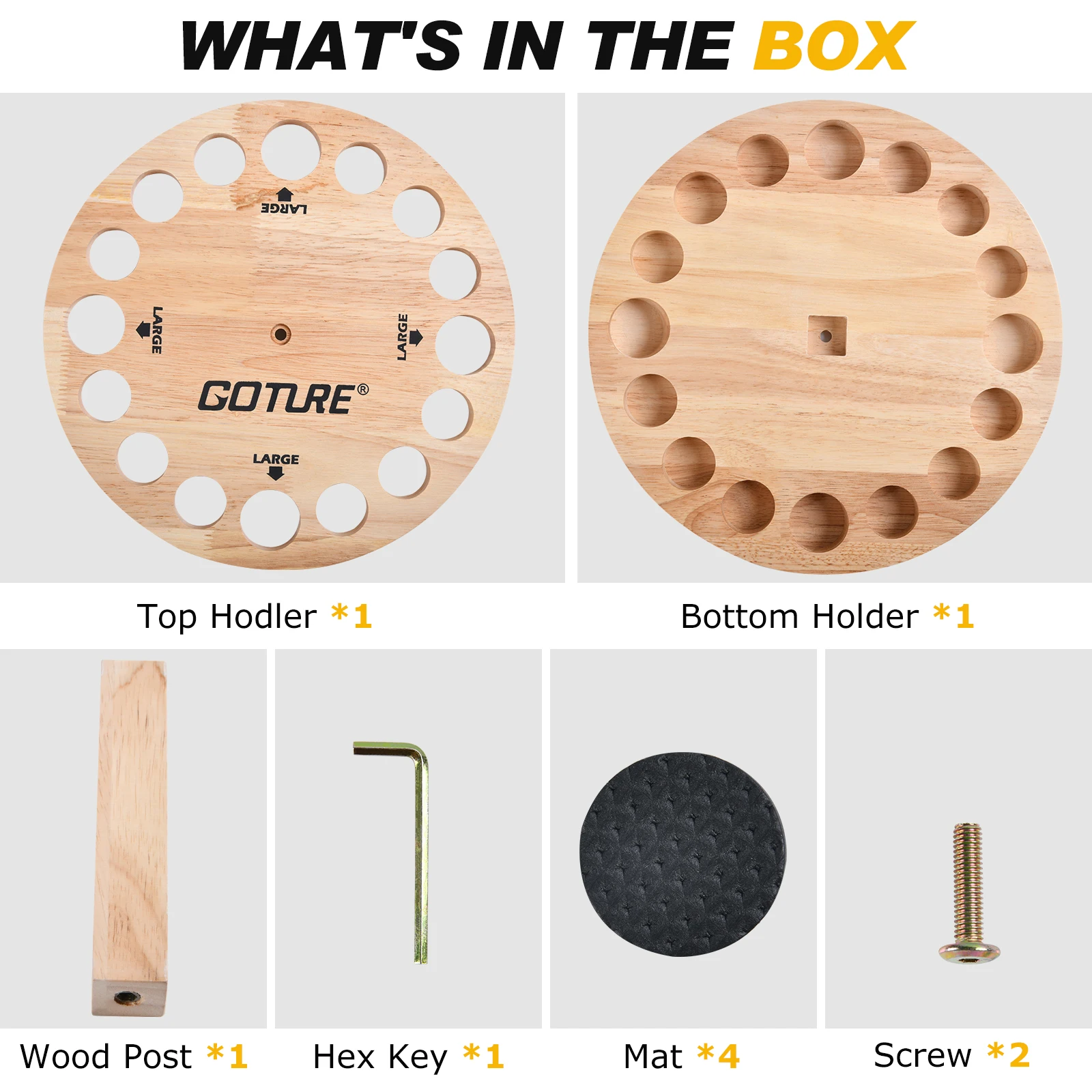 Goture-soportes para caña de pescar, estante de 16 cañas, soporte Vertical para caña, montaje en pared Modular para garaje, soporte de exhibición para caña de pescar, marco fijo - imagen 5