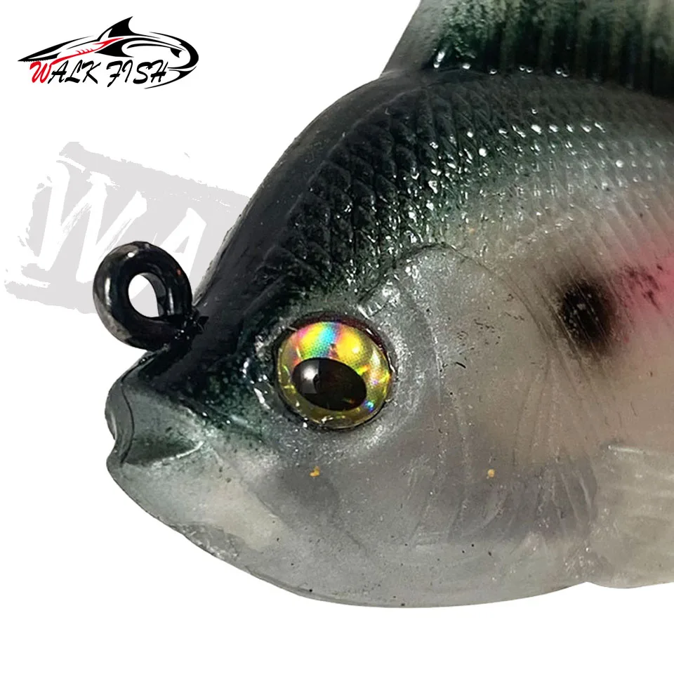 WALK FISH-señuelo de pesca de 10g, 14g, 18g, 24g, Jig Head T Tail, Wobbler, cebo de silicona, Swimbait, hundimiento, Caucho mezclado, Lucio, sábalo, Invierno - imagen 5