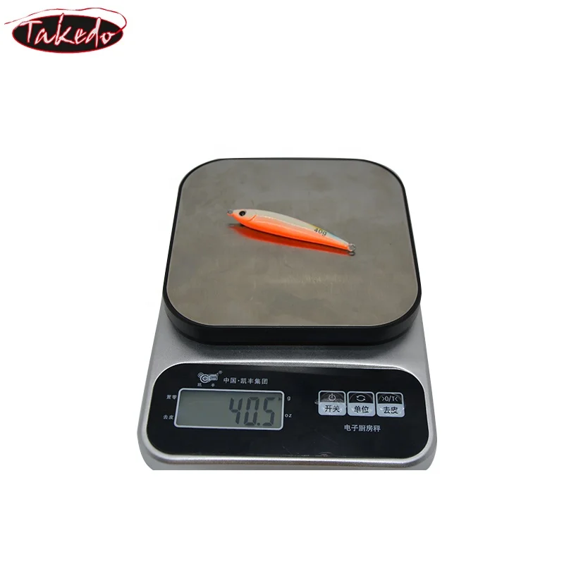 TAKEDO RX08 cebos luminosos 30G 40G hundimiento Metal vibración señuelo pesca en el mar jigging señuelos para atún lubina perca - imagen 5