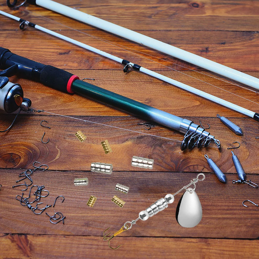 16 unids/pack accesorios de pesca plomo de cobre y latón para Señuelos de Pesca 0,8g/1g/2,8g ﻿ - imagen 3