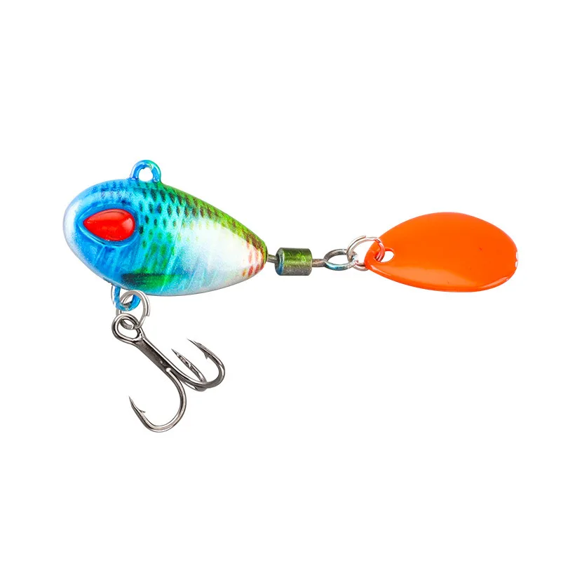 Cuchara Spinner, cebo que se hunde, cebos Wobblers, plantilla de Metal, señuelo VIB, señuelos de cola de lentejuelas giratorios, cebos de pesca de fundición lejana para lubina - imagen 5