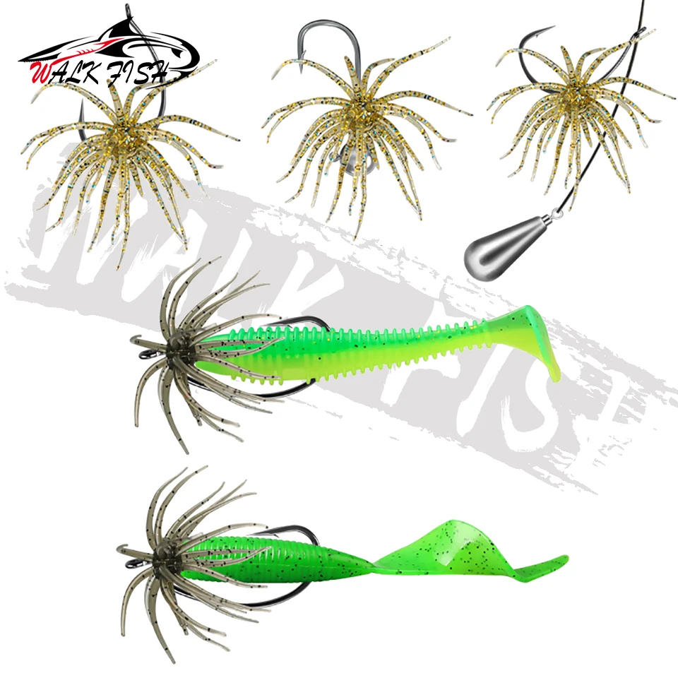 Señuelo flotante imitación erizo mar WALK FISH – TPE para aguas negras - imagen 3