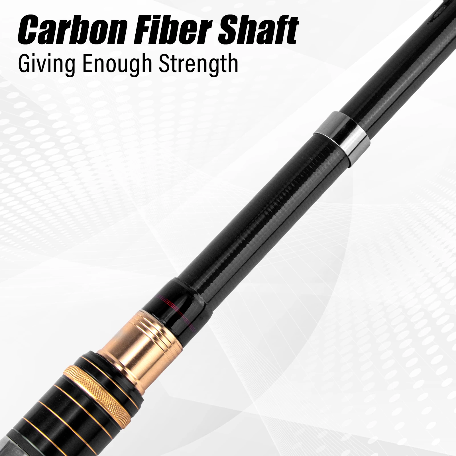 Caña de pescar telescópica de 1,8-3,0 M, potencia M, cuerpo de fibra de carbono, anillo guía de cerámica, poste de luz para viajes, Surf, señuelo, corriente, Shore - imagen 5
