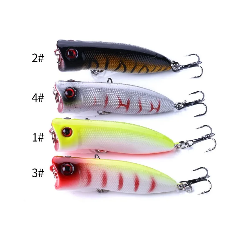 Cebo duro ondulado sobre orugas, cebo flotante para pesca en el mar, superficie del agua, raspado - imagen 3