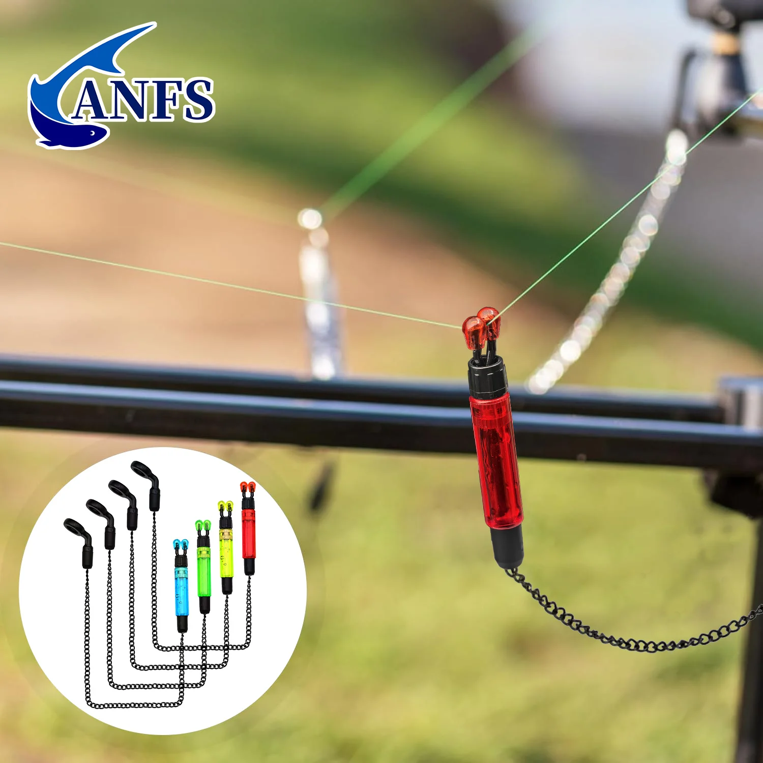 Bobinas de Swingers para pesca de carpa, 4 Uds., con caja para indicador de alarma de pesca, lo mejor para Navidad, perfecto para Acción de Gracias - imagen 5