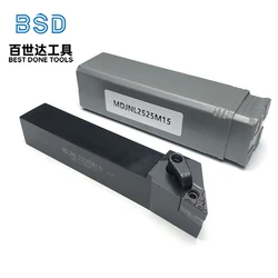 Portaherramientas de torno Indexable MDJNL2525M15, herramienta de torneado externo de alta precisión para máquina CNC, suministro directo de fábrica