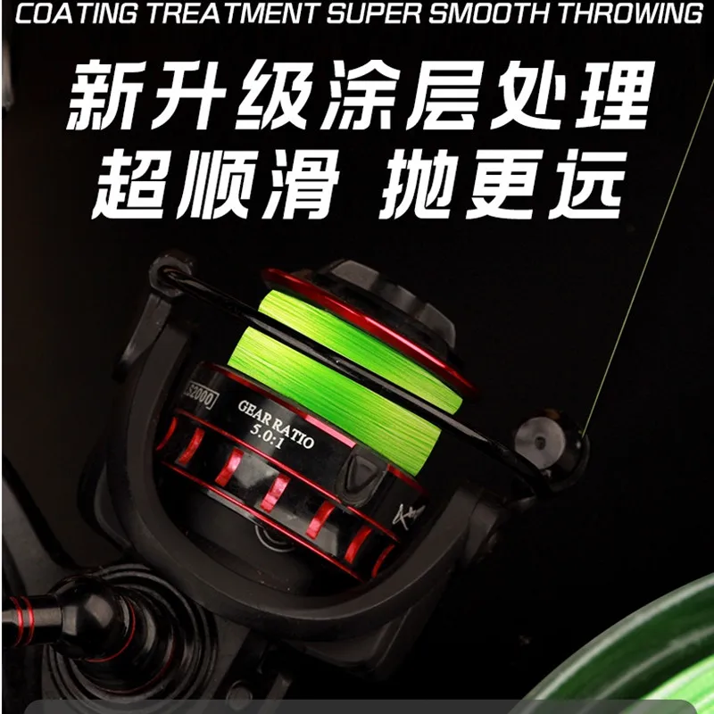 Japón PE X8 verde hundimiento tipo 13LB-65LB PE línea señuelo alambre de alta resistencia trenzado línea de pesca para lubina carrete de pesca de carpa - imagen 4