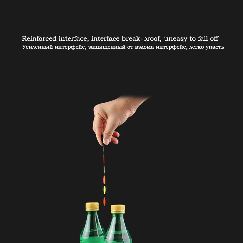 3 unids/lote cola de flotador de pescado interfaz de cola de flotador luminosa inteligente diámetro de salida 5,2 MM herramientas de cola de flotador eléctrico sin batería - imagen 5