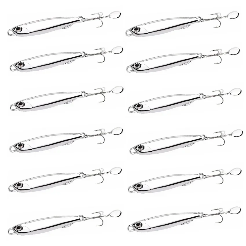 12pc-1 hook silver
