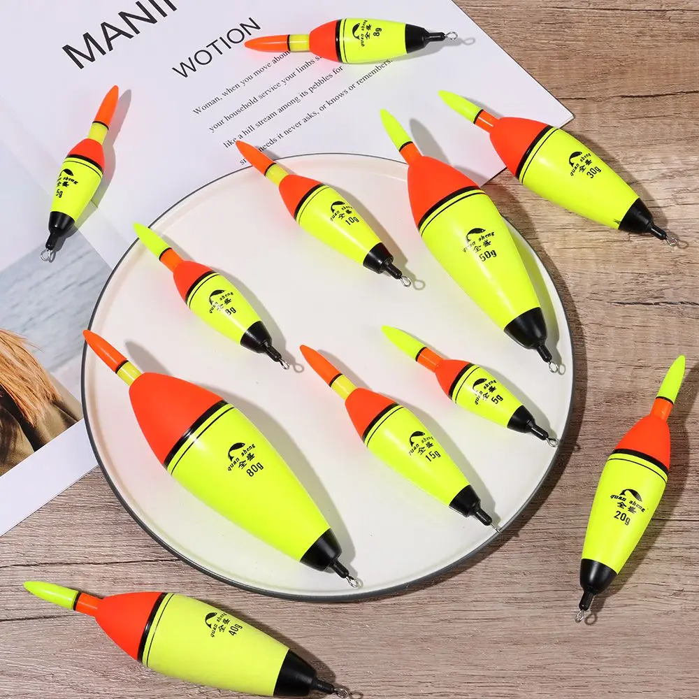 Boia de bola de espuma Eva de flotador nocturno de pesca Bobber de flotabilidad electrónica de plástico portátil - imagen 2