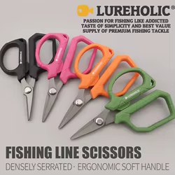 Lureholic Tijeras de hilo para pescar – Dientes densos en trenzado