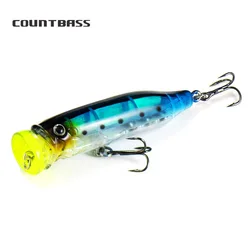 Señuelo de pesca Countbass 3D Popper 70 mm 2-3/4" 9,4 g 21/64 oz. Wobblers Topwater Surface Bass Leurre Peche Señuelos flotantes de cebo duro