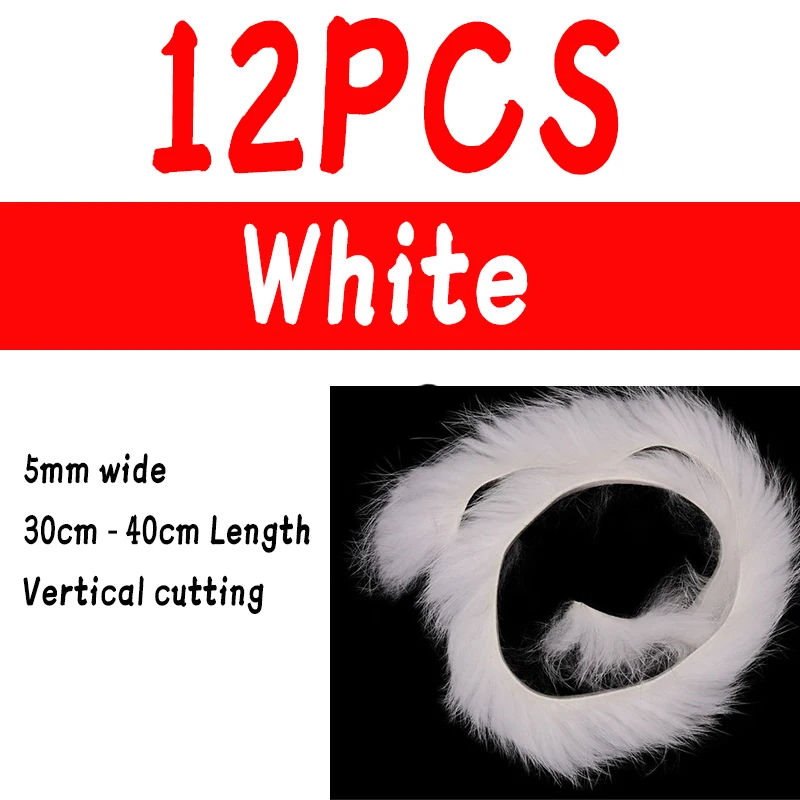 12 PCS White