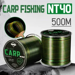 SeaKnight marca BALDE CARP NT40 líneas de pesca de nailon 500M línea Mono más suave de alta resistencia 10-25LB antidesgaste para pesca de carpa