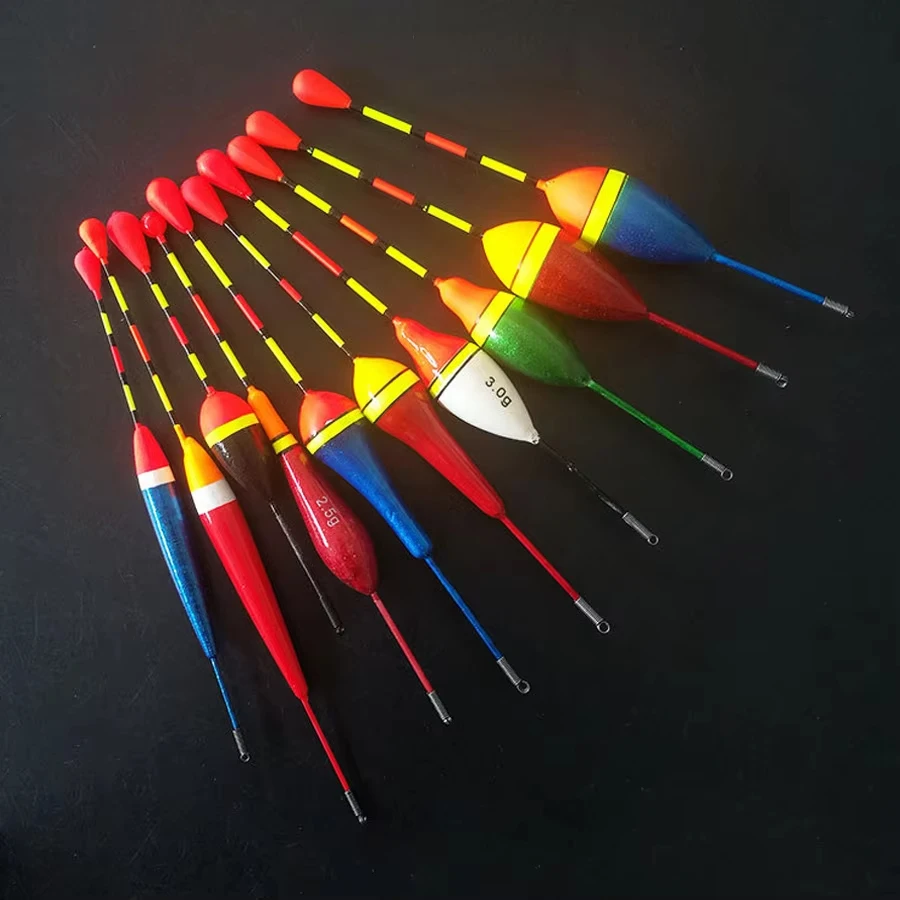 10 unids/lote promoción flotadores de pesca conjunto tamaño mixto Color espuma flotador boya Bobber para accesorios de pesca equipo de pesca aparejos de pesca - imagen 2