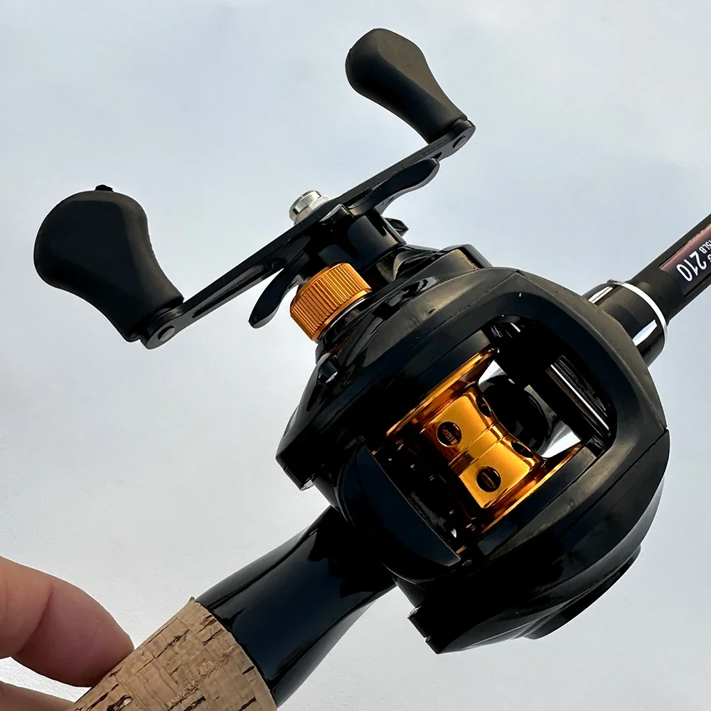 Carrete De Pesca De agua dulce y salada, arrastre máximo De 8KG, rodamientos 18 + 1, relaciones De engranaje 7,2: 1 - imagen 4