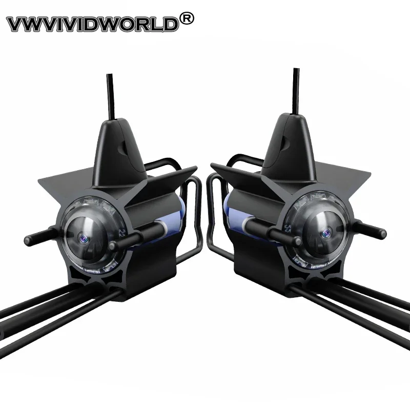 VWVIVIDWORLD, bajo el agua 220 °   HD/UHD, cámara de pesca, visión nocturna, buscador de peces, 5,0/4,3 pulgadas, pantalla LCD IPS, larga resistencia - imagen 2