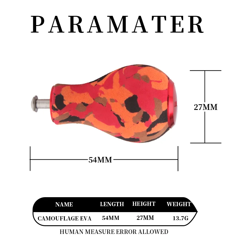Ruke-carrete de pesca con perilla EVA para fundición de cebo, traje de carrete de pesca para rodamiento de 7x4x2,5mm, incluye 2 uds., accesorios DIY, 1 ud. - imagen 5