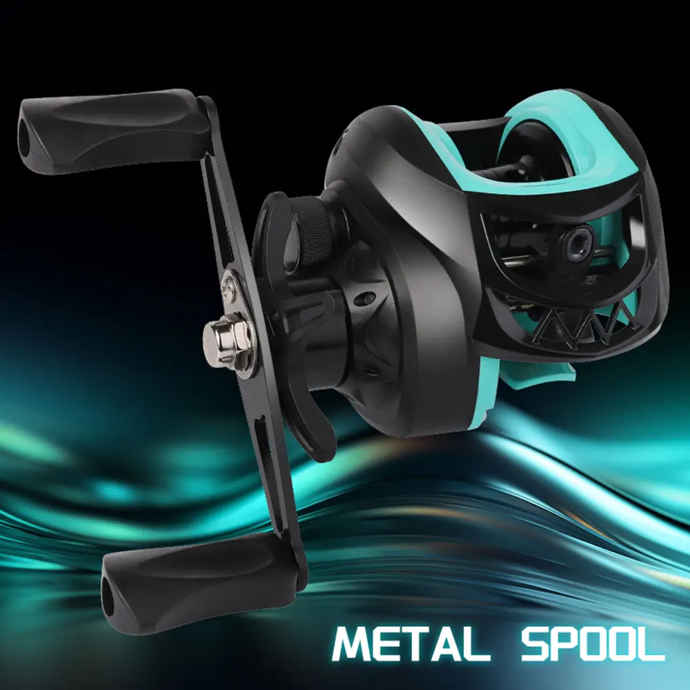 BILLINGS-carrete de pesca Baitcasting serie LC, relación de engranaje 7,2: 1, carrete de pesca de arrastre máximo de 13,2 lb, adecuado para fresh wa - imagen 5