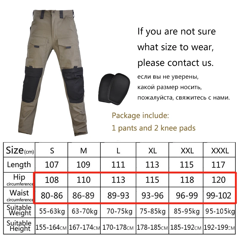 HAN WILD-Pantalones tácticos con almohadillas, armadura de dragón, múltiples bolsillos, militar, para senderismo, escalada, Cargo, 3XL, paño antidesgarro - imagen 2