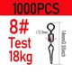 1000pcs size 8
