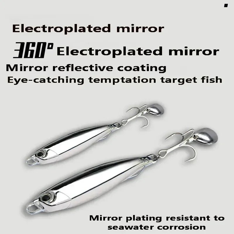 Señuelo de metal japonés para spinning – Aleación zinc, largo alcance - imagen 4
