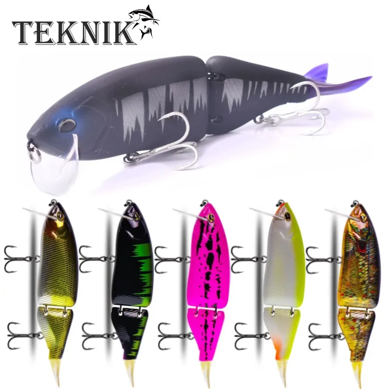 Cebo de articulación flotante de 33g/60g, 135/165mm, Artificial, Drt, Klash Shad, planeador, cola suave, Swimbait, Señuelos de Pesca para carpa lubina de boca grande