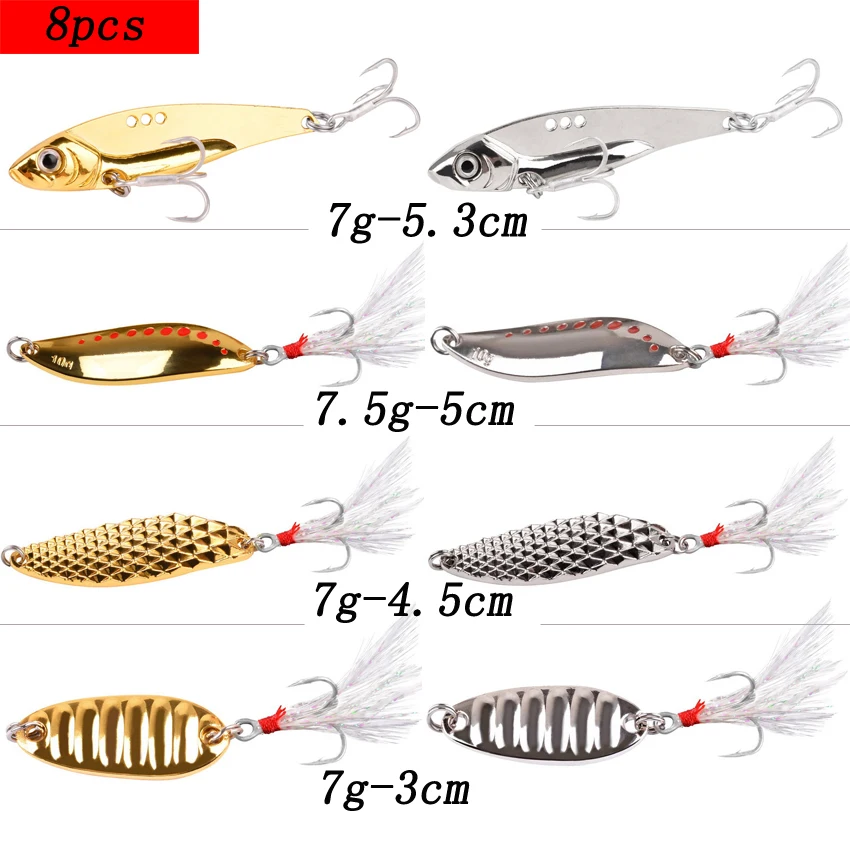 E-8pcs Lures