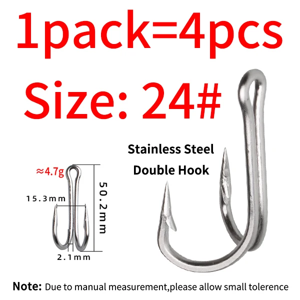 4 Hooks Size 24