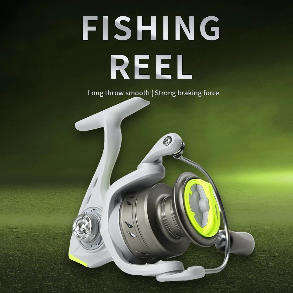 Carrete giratorio de rodamientos de bolas W2, carrete de Metal duradero, carrete de pesca de agua dulce y salada, arrastre máximo de 14kg - imagen 2