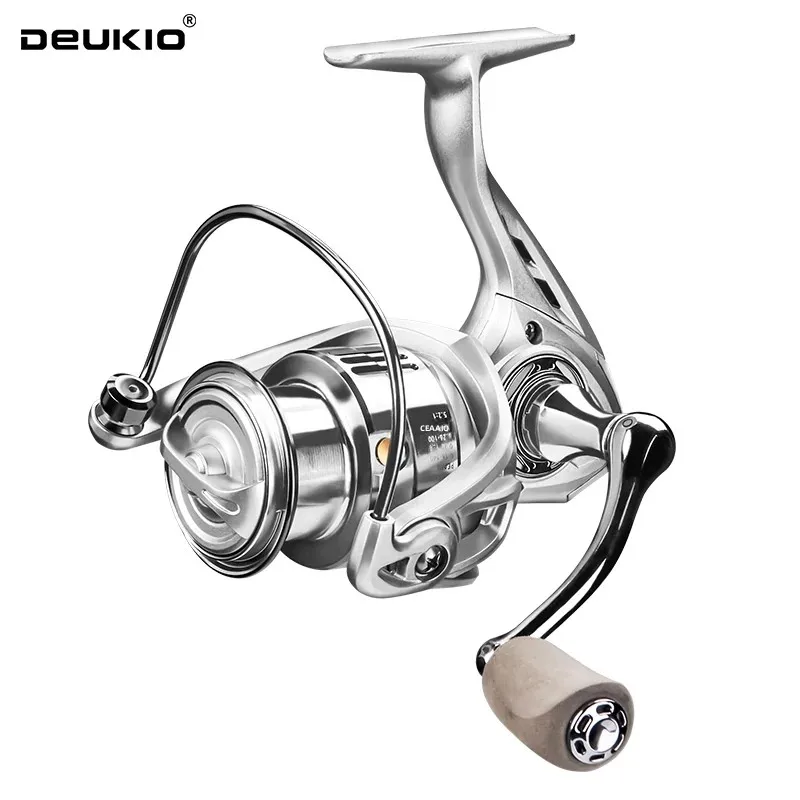 Carrete spinning DEUKIO para agua salada – 5.2:1, arrastre 8kg - imagen 5