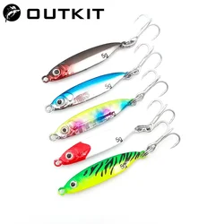 OUTKIT Señuelo Spinnerbait Jigging de plomo para lubina y atún